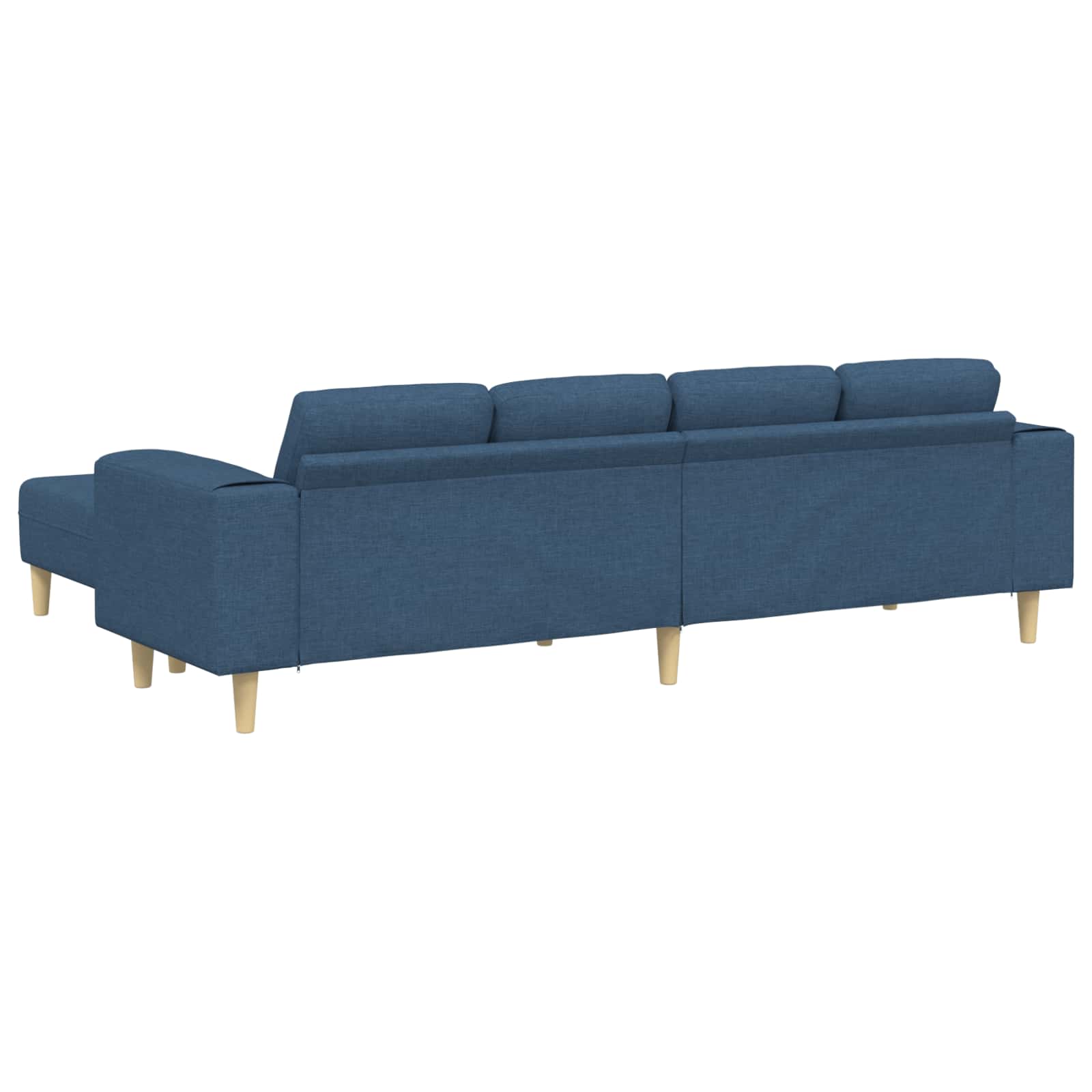 Canapé de salon 3 pc Bleu Polyester