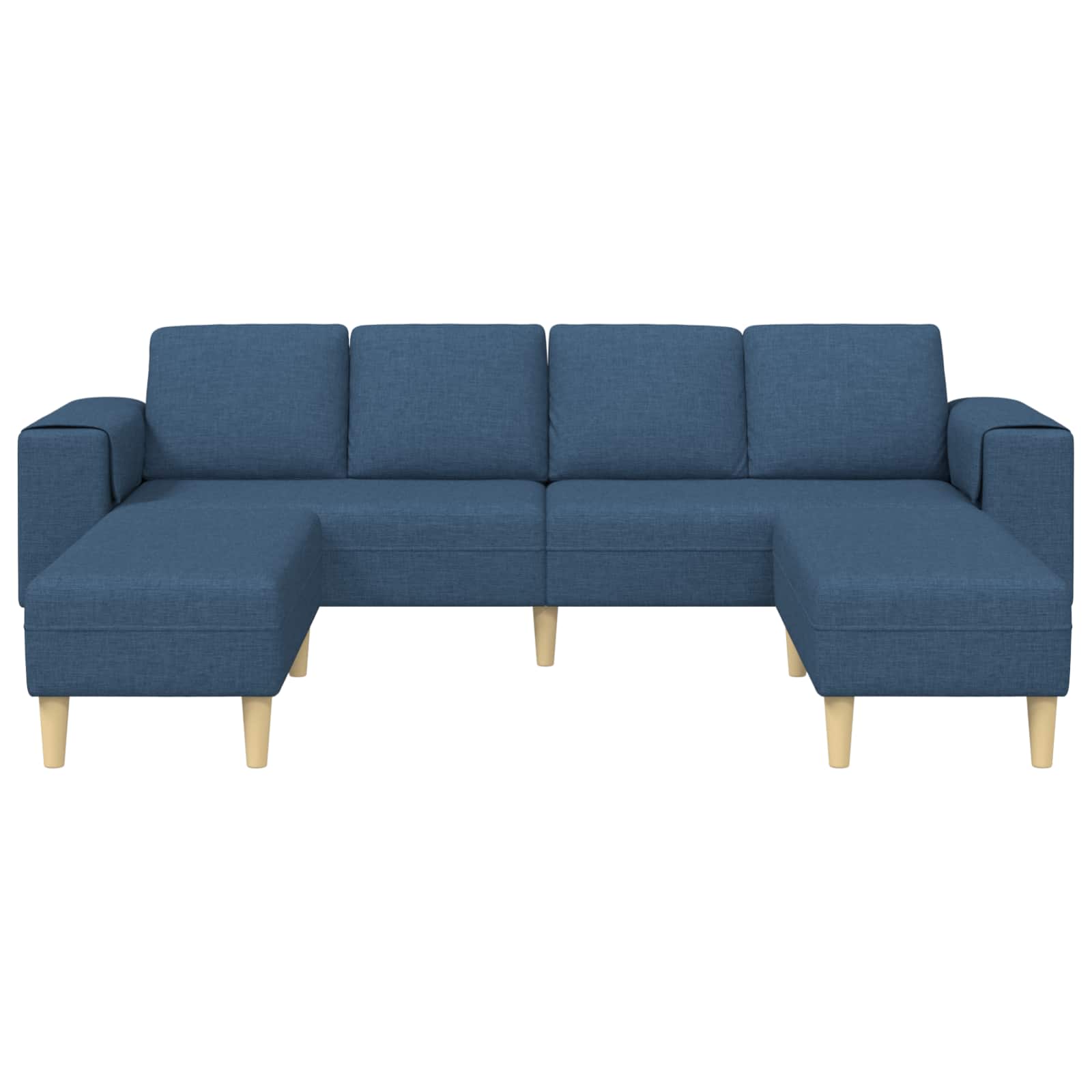 Canapé de salon 3 pc Bleu Polyester