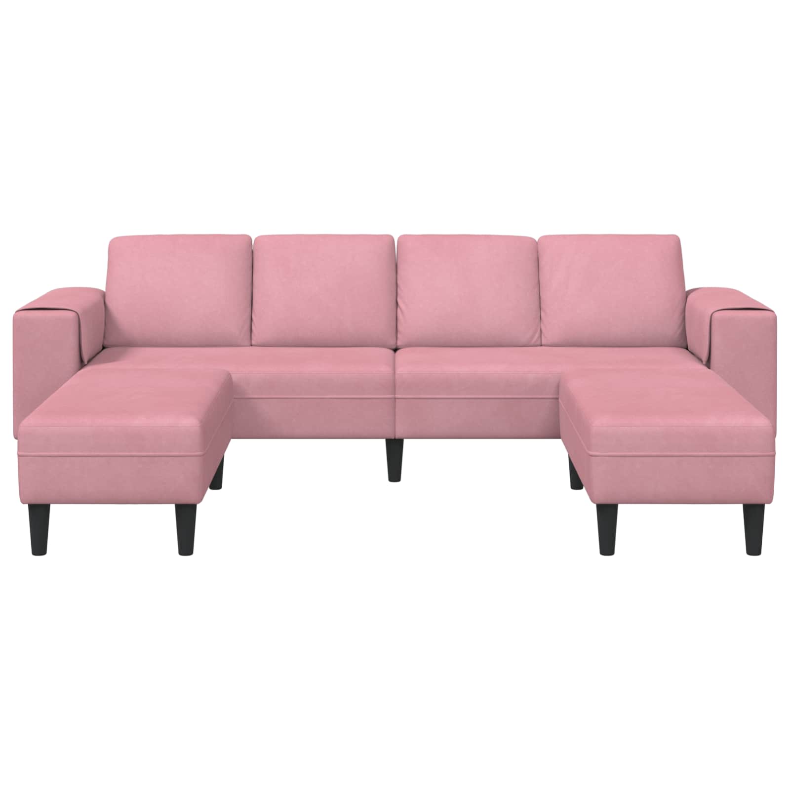 Canapé de salon 3 pcs Rose 250 x 188 x 76 cm