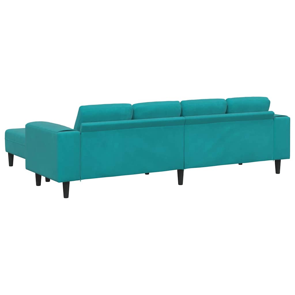 Ensemble de Canapés 3 pcs Turquoise Velours - XIOS