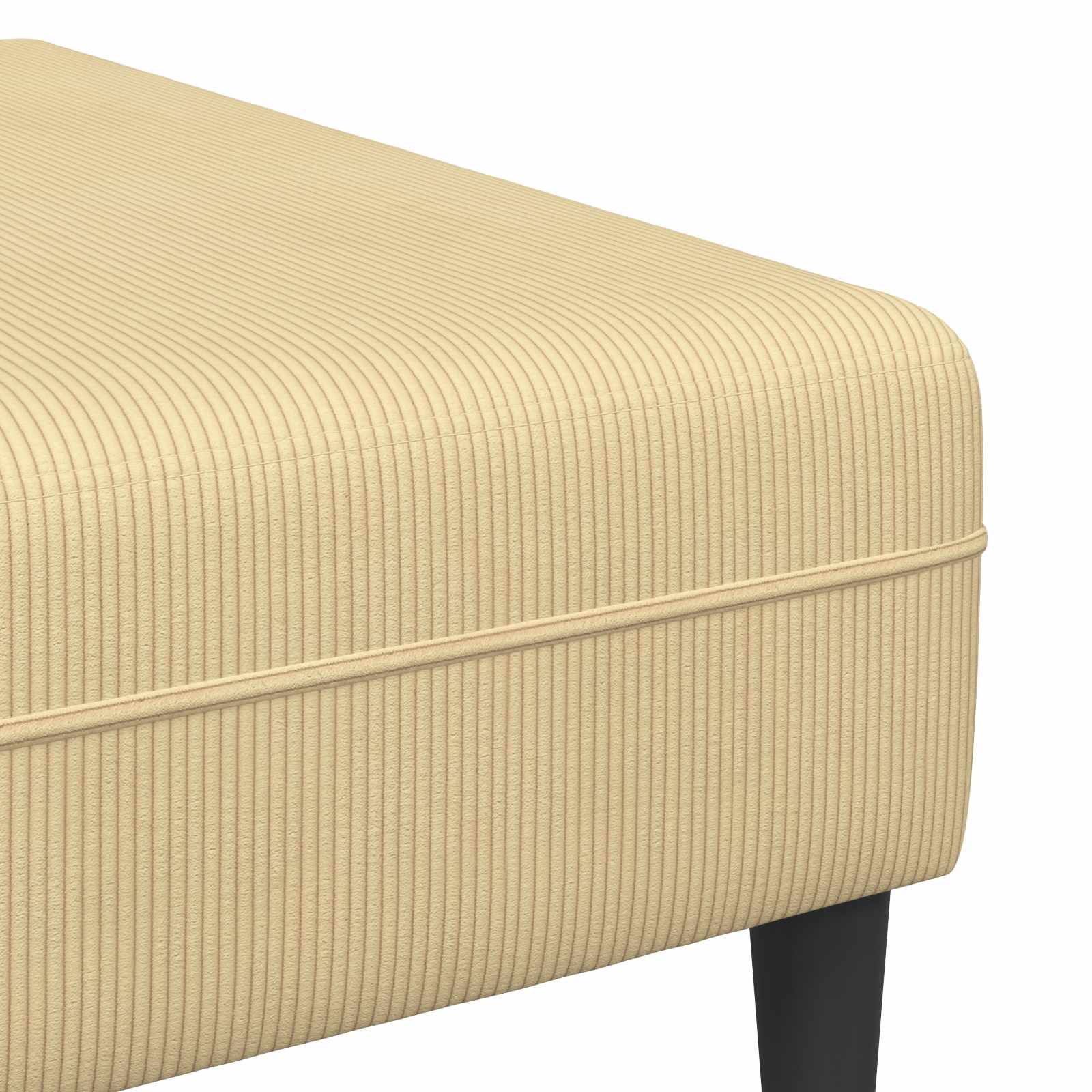 Canapé Vert gris 250 x 188 x 76 cm Tissu en velours côtelé - XIOS