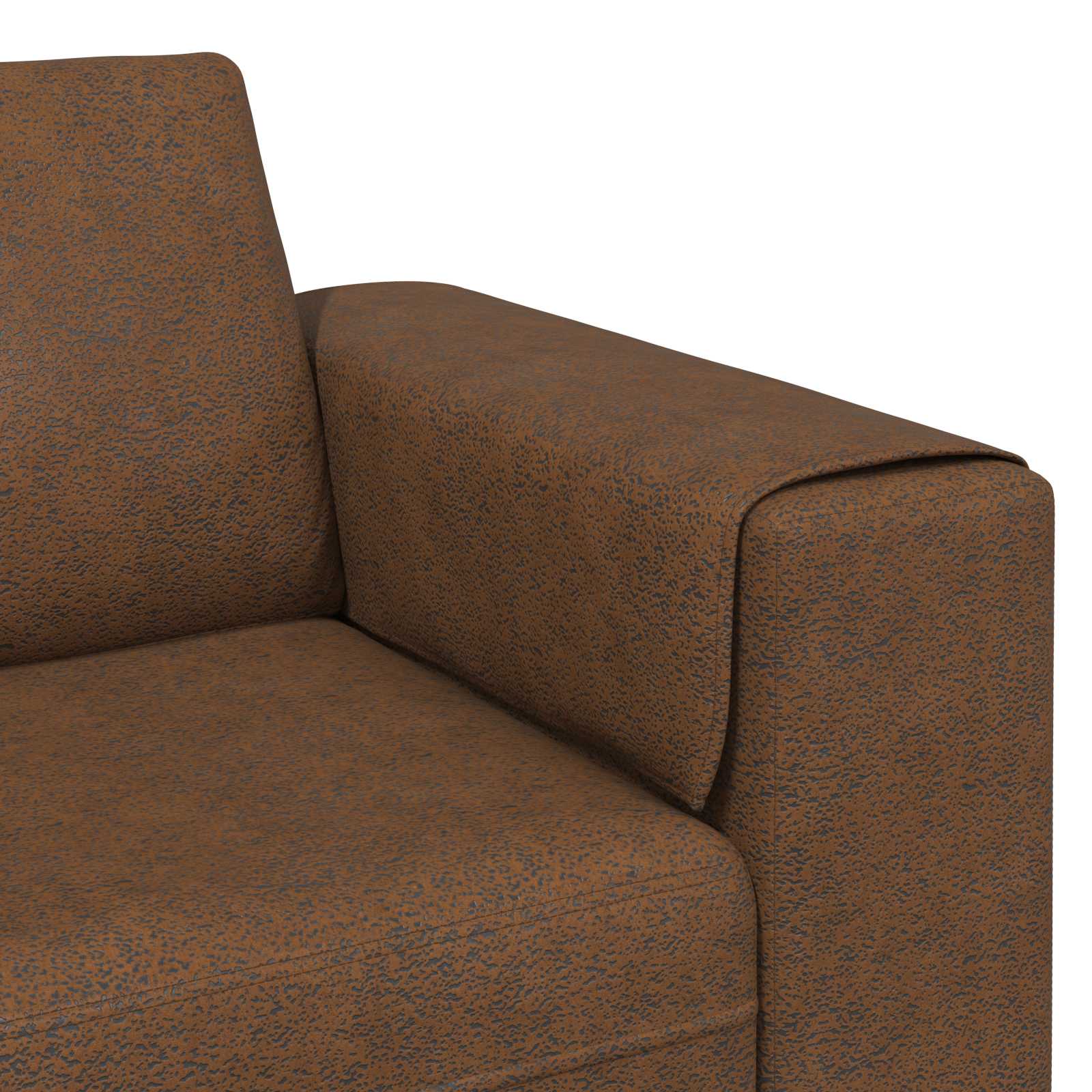 Canapé de salon 3 pc Marron