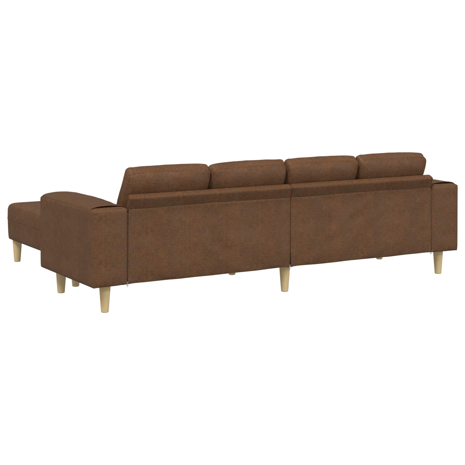 Canapé de salon 3 pcs Marron