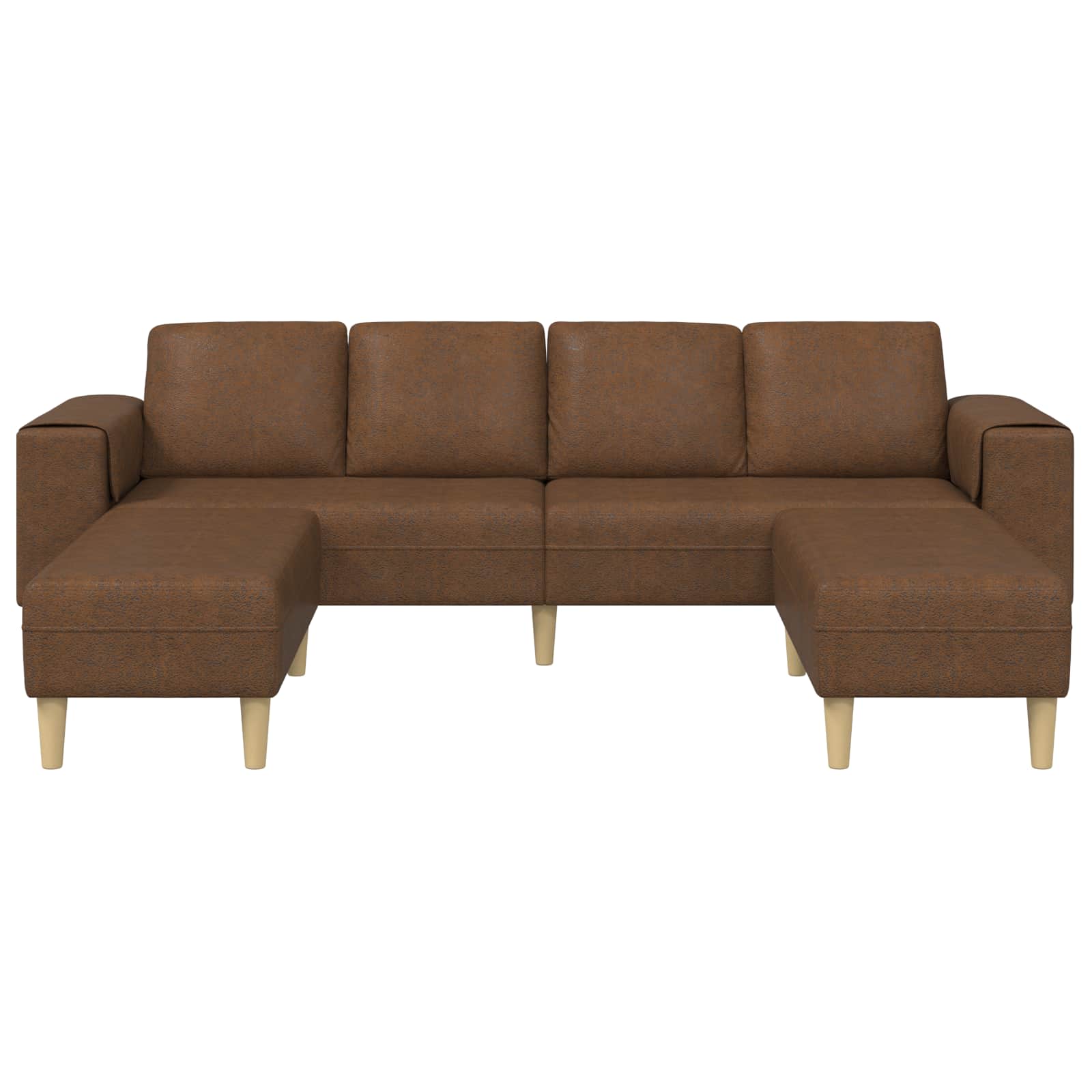 Canapé de salon 3 pc Marron