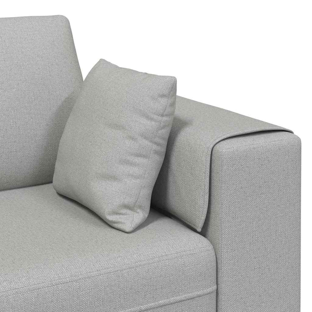 Sofa en tissu avec coussin Gris nuage 208 cm tissu - XIOS