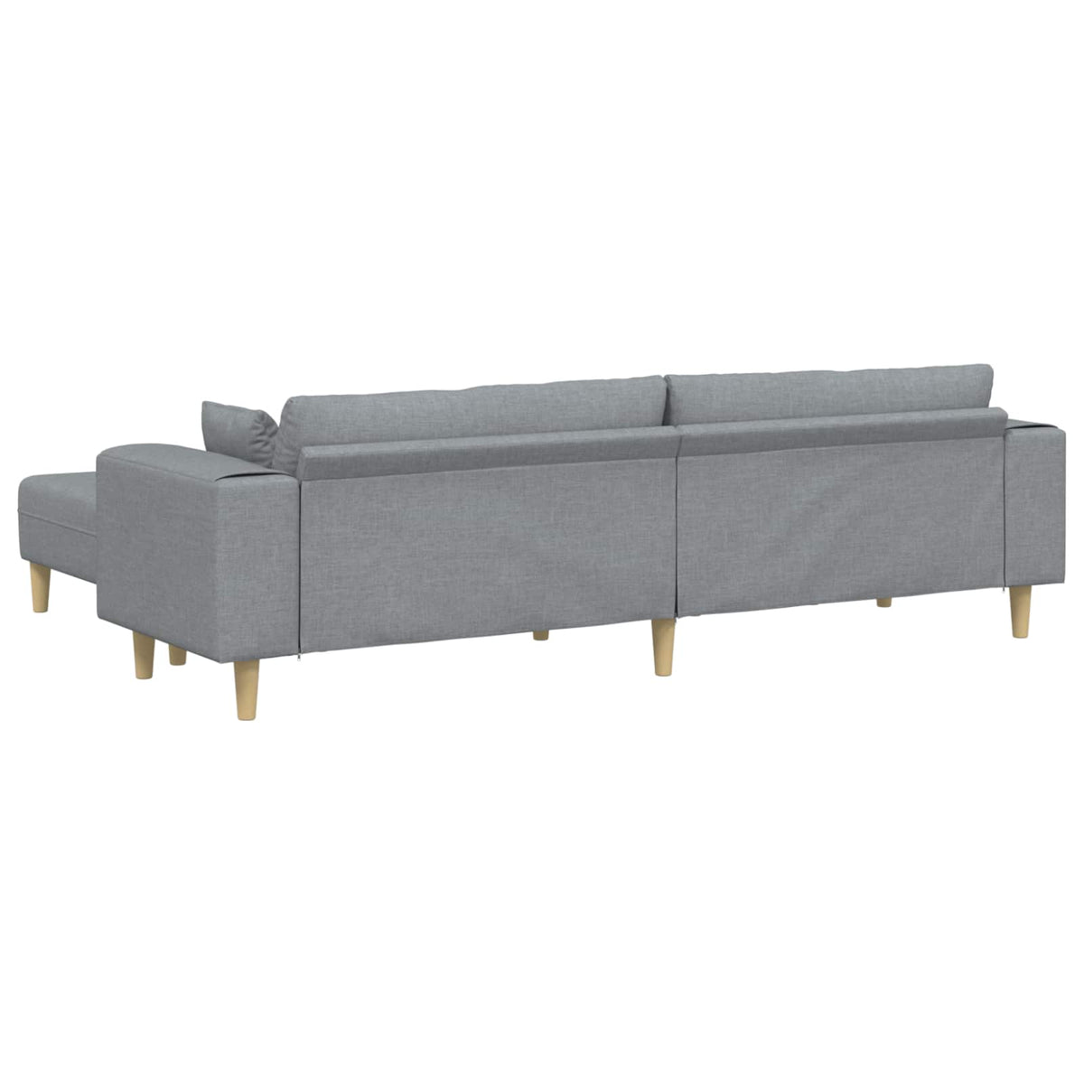 Canapé 3 pc Gris clair tissu