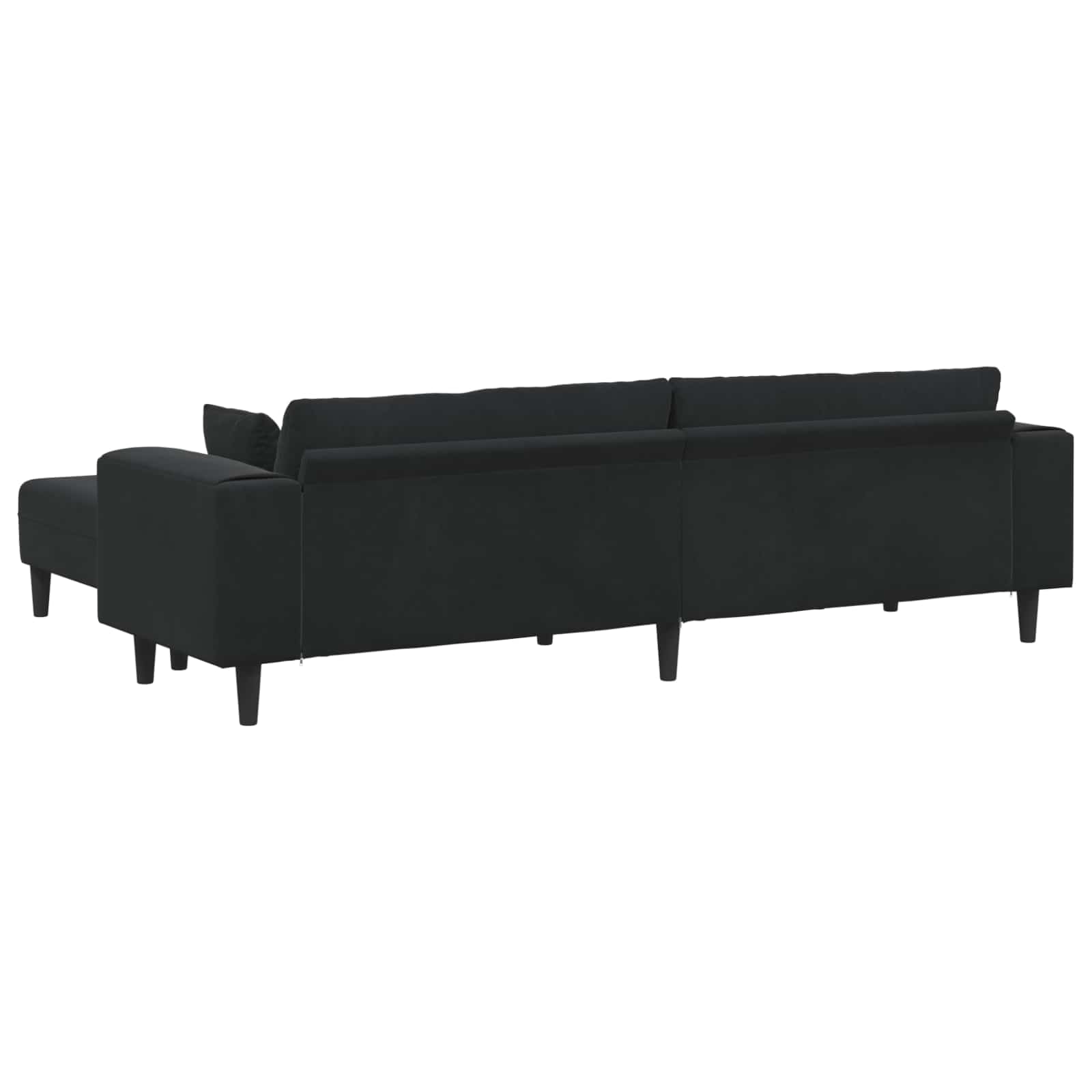 Canapé 3 pc Noir Velours