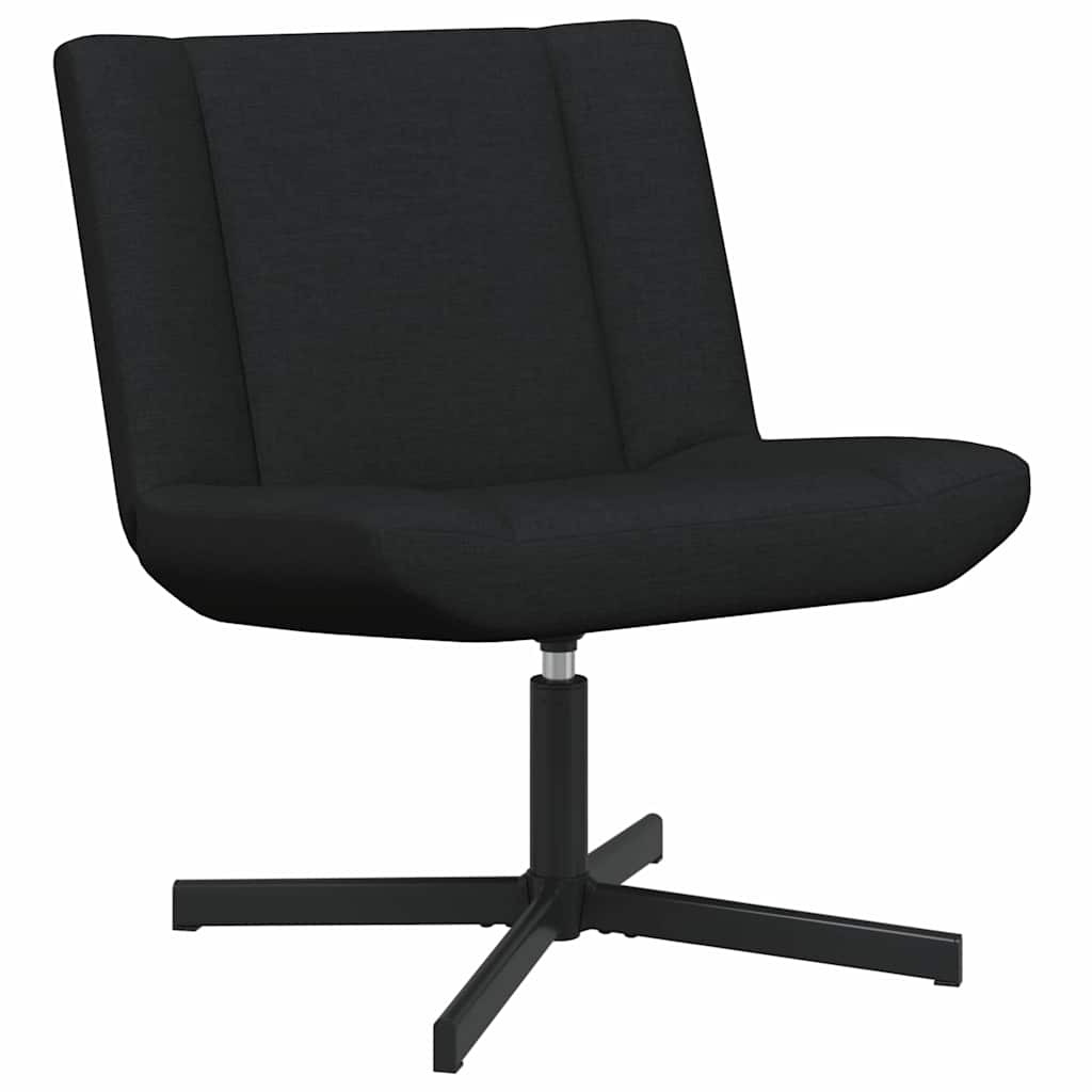 Chaise pivotante Noir 63 x 75 x 76 cm tissu - XIOS