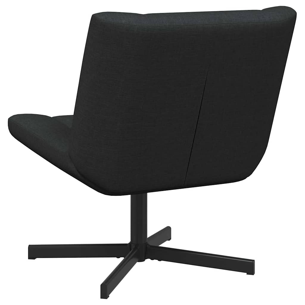 Chaise pivotante Noir 63 x 75 x 76 cm tissu - XIOS
