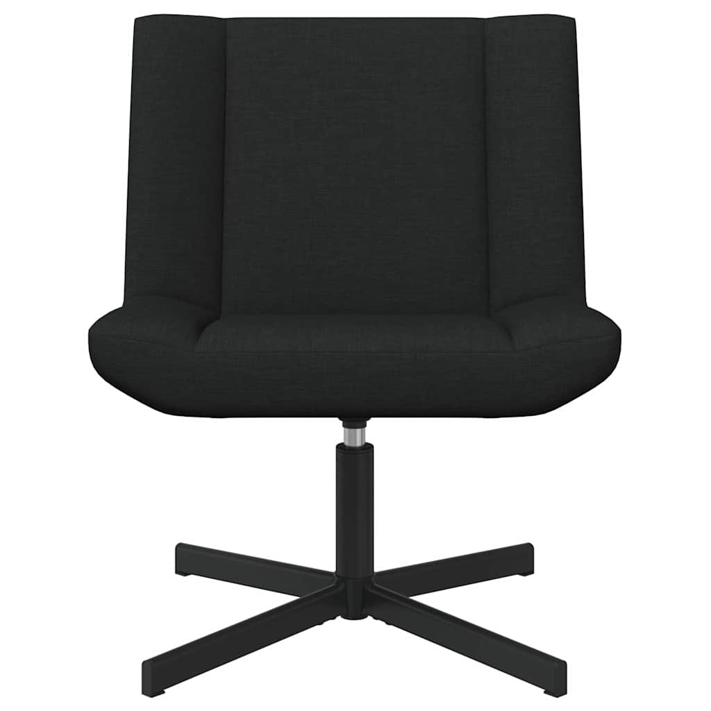 Chaise pivotante Noir 63 x 75 x 76 cm tissu - XIOS