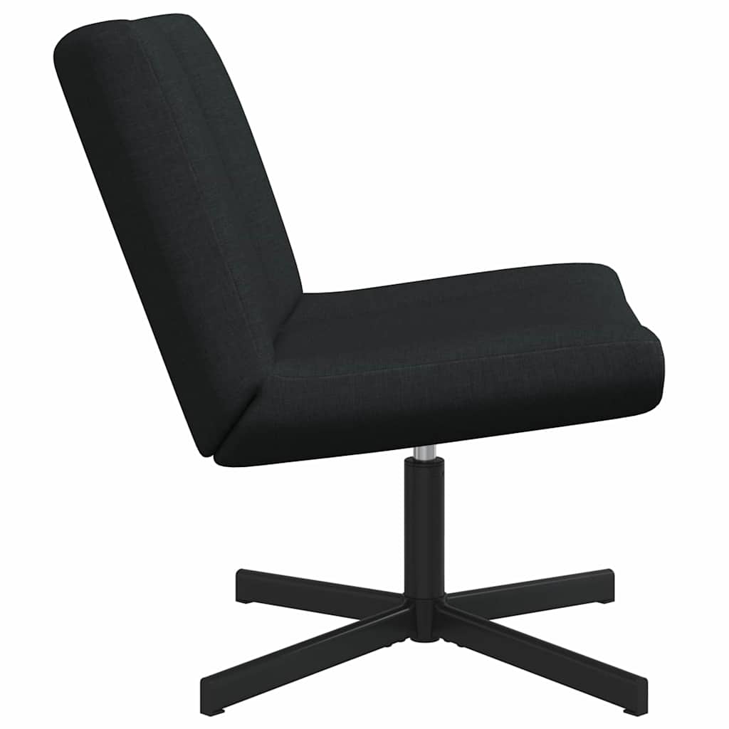 Chaise pivotante Noir 63 x 75 x 76 cm tissu - XIOS