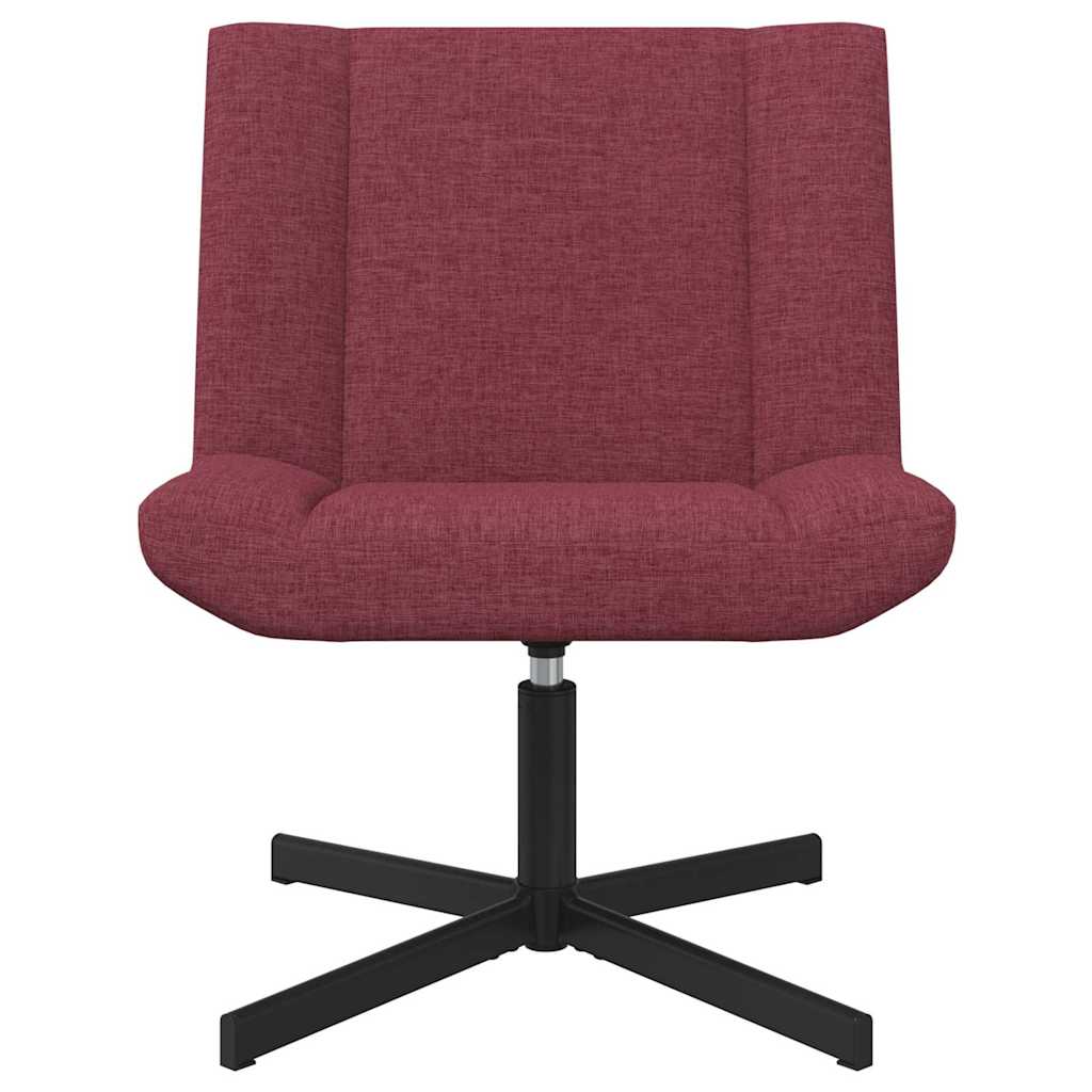 Chaise pivotante Bordeaux 63 x 75 x 76 cm tissu - XIOS