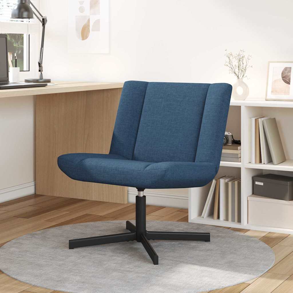 Chaise pivotante Bleu 63 x 75 x 76 cm tissu - XIOS