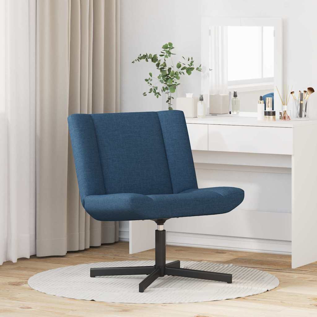 Chaise pivotante Bleu 63 x 75 x 76 cm tissu - XIOS