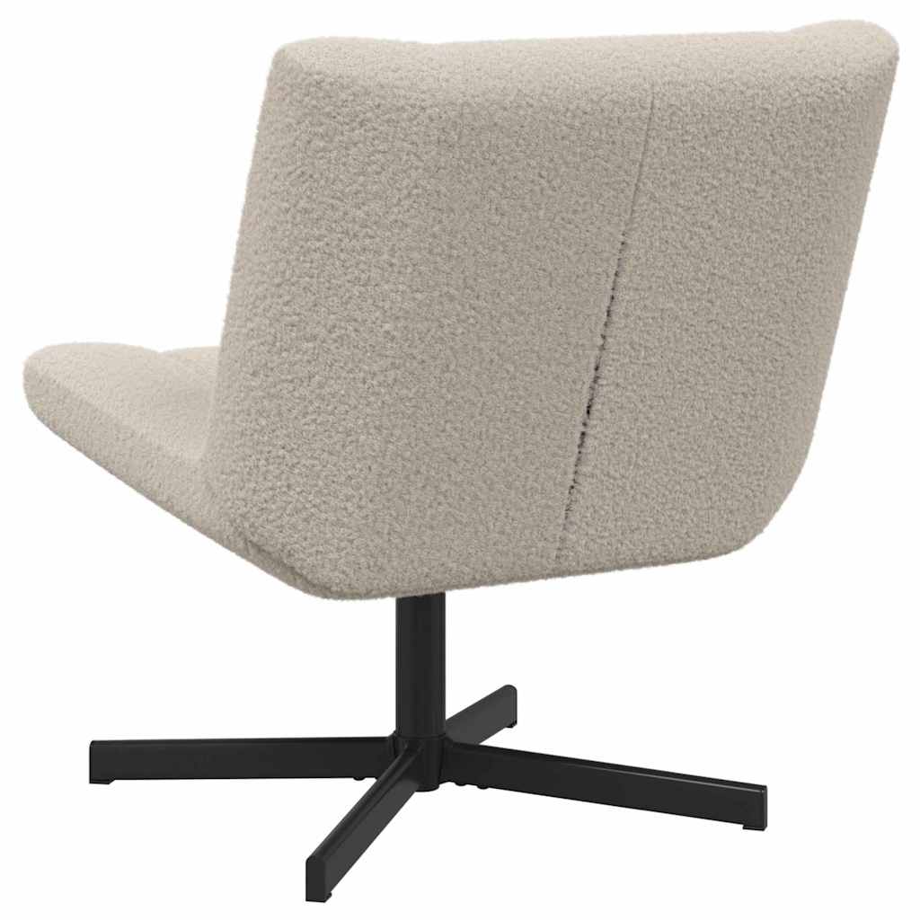 Chaise pivotante Gris clair 63 x 75 x 76 cm Peau de mouton - XIOS