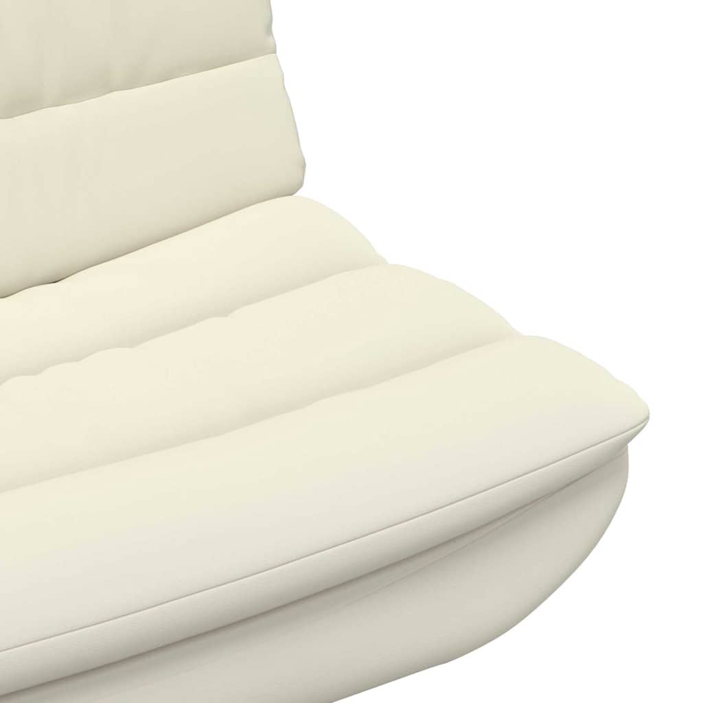 Chaise pivotante Crème 63 x 75 x 76 cm PU - XIOS
