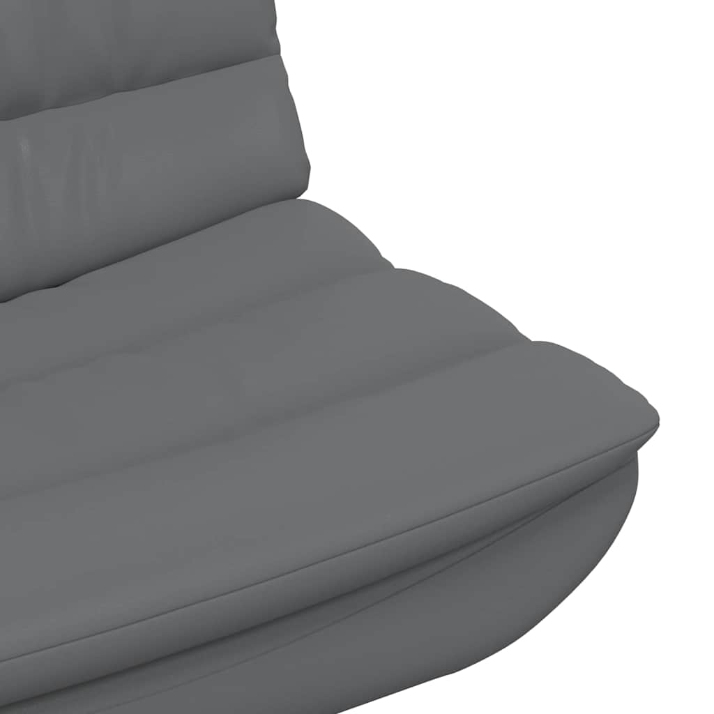 Chaise pivotante Gris 63 x 75 x 76 cm PU - XIOS