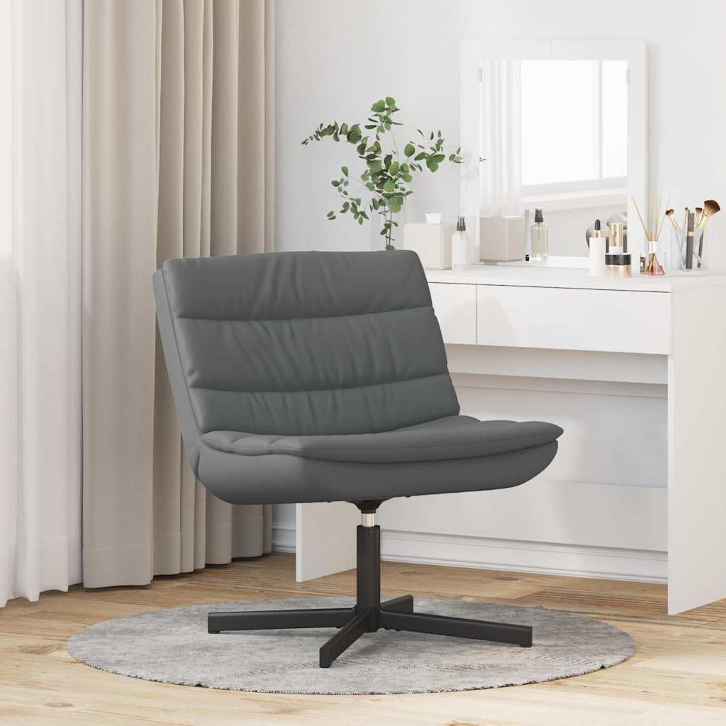 Chaise pivotante Gris 63 x 75 x 76 cm PU - XIOS