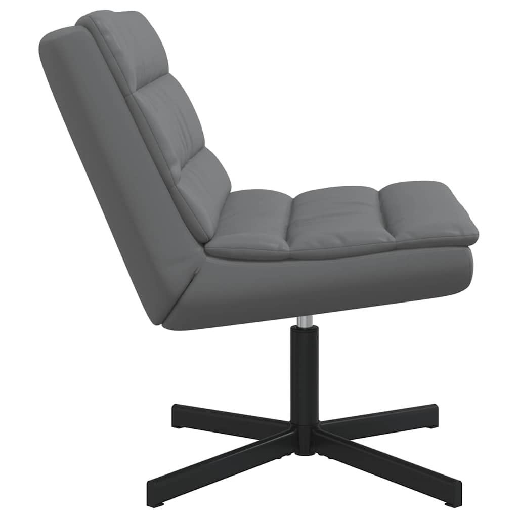 Chaise pivotante Gris 63 x 75 x 76 cm PU - XIOS