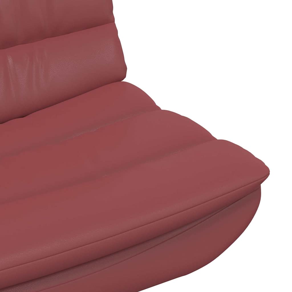 Chaise pivotante Bordeaux 63 x 75 x 76 cm PU - XIOS