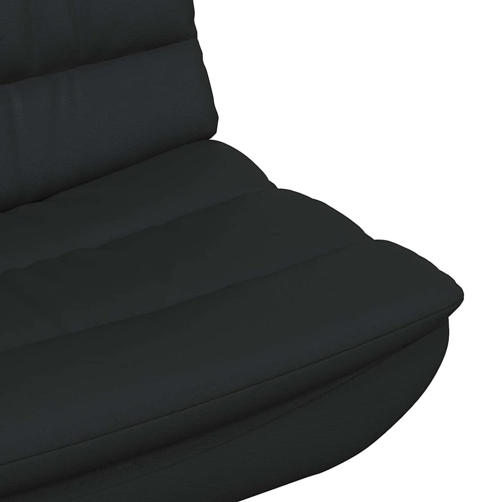Chaise pivotante Noir 63 x 75 x 76 cm PU brillant - XIOS