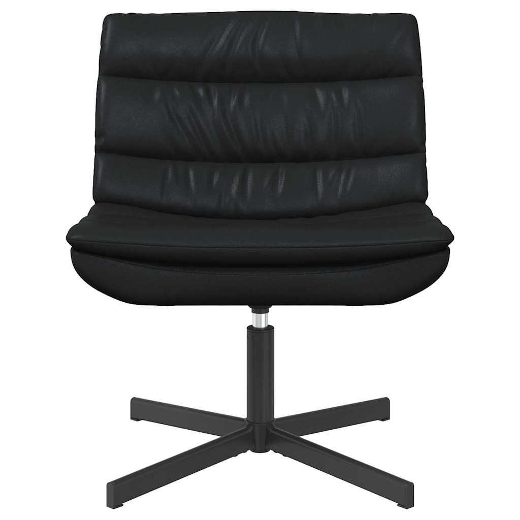 Chaise pivotante Noir 63 x 75 x 76 cm PU brillant - XIOS