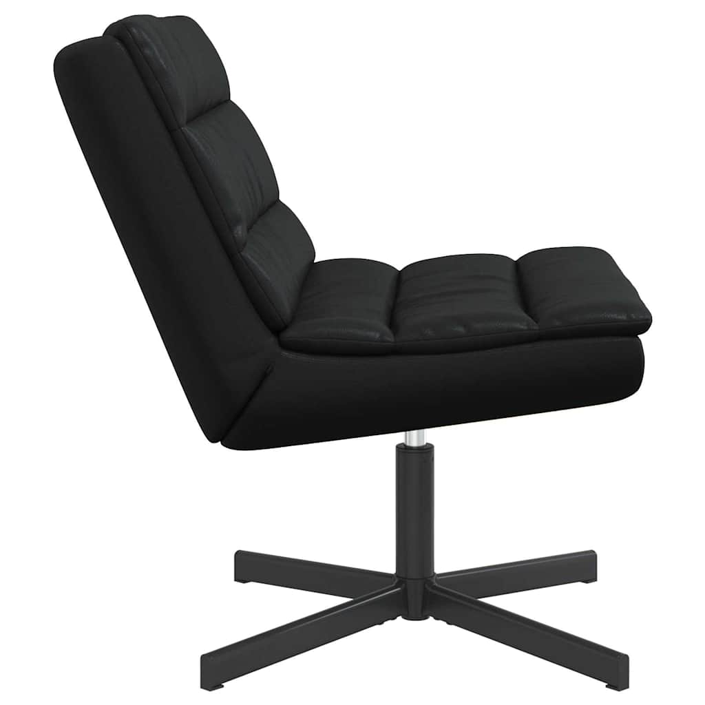 Chaise pivotante Noir 63 x 75 x 76 cm PU brillant - XIOS