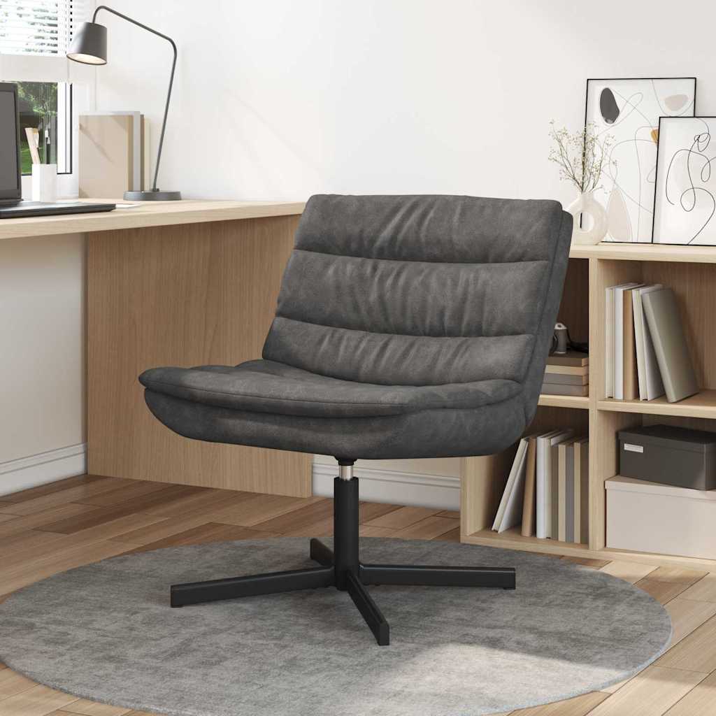 Chaise pivotante Noir 63 x 75 x 76 cm PU brillant - XIOS