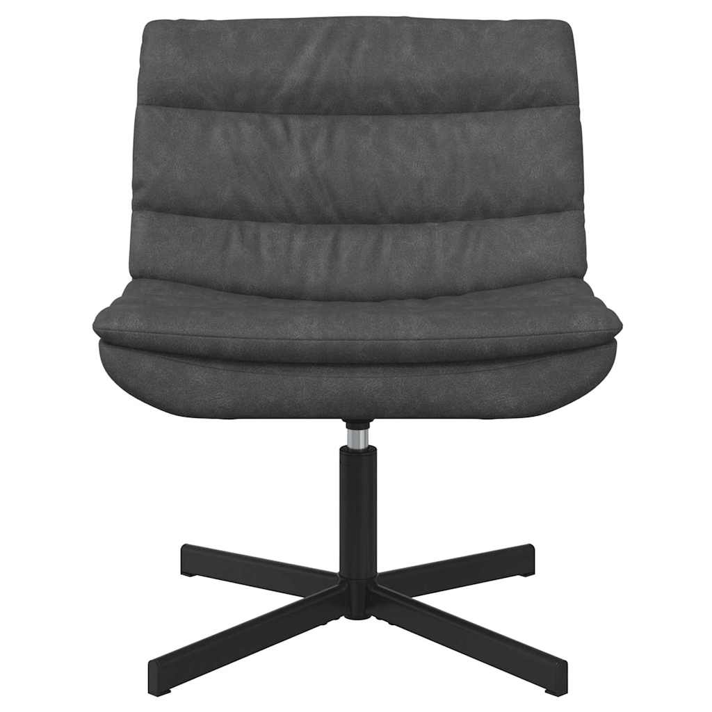 Chaise pivotante Noir 63 x 75 x 76 cm PU brillant - XIOS