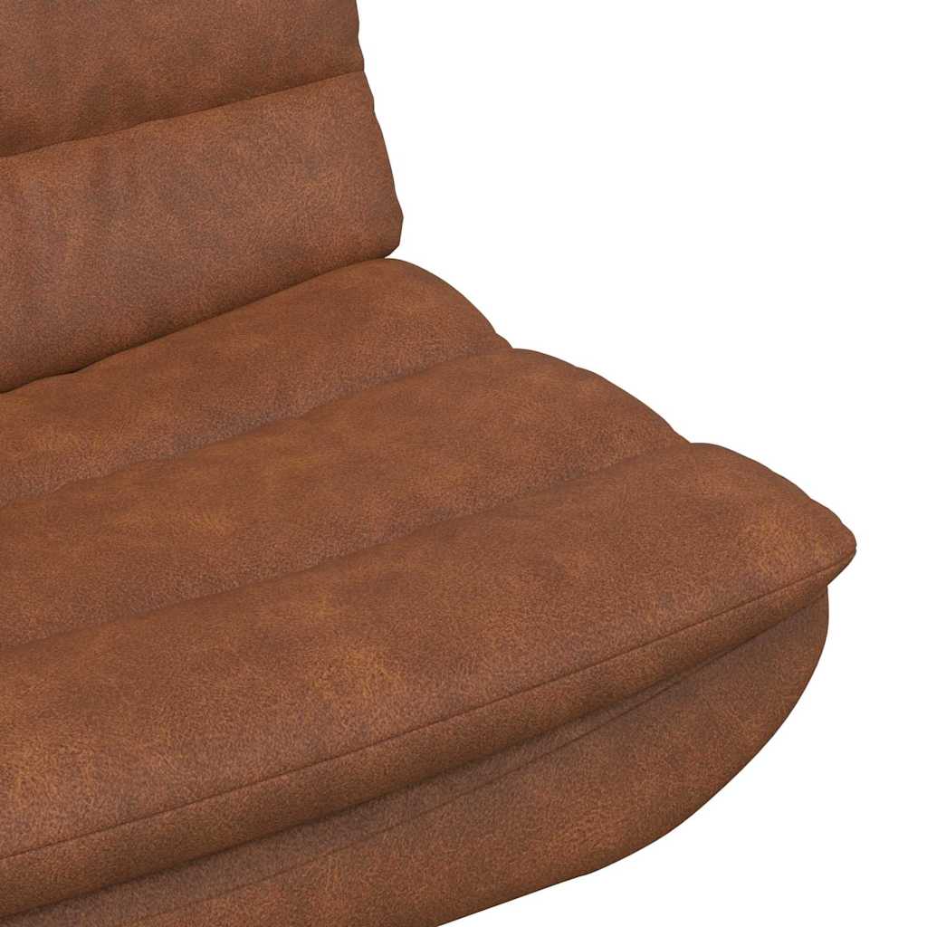 Chaise pivotante Marron 63 x 75 x 76 cm PU antique - XIOS