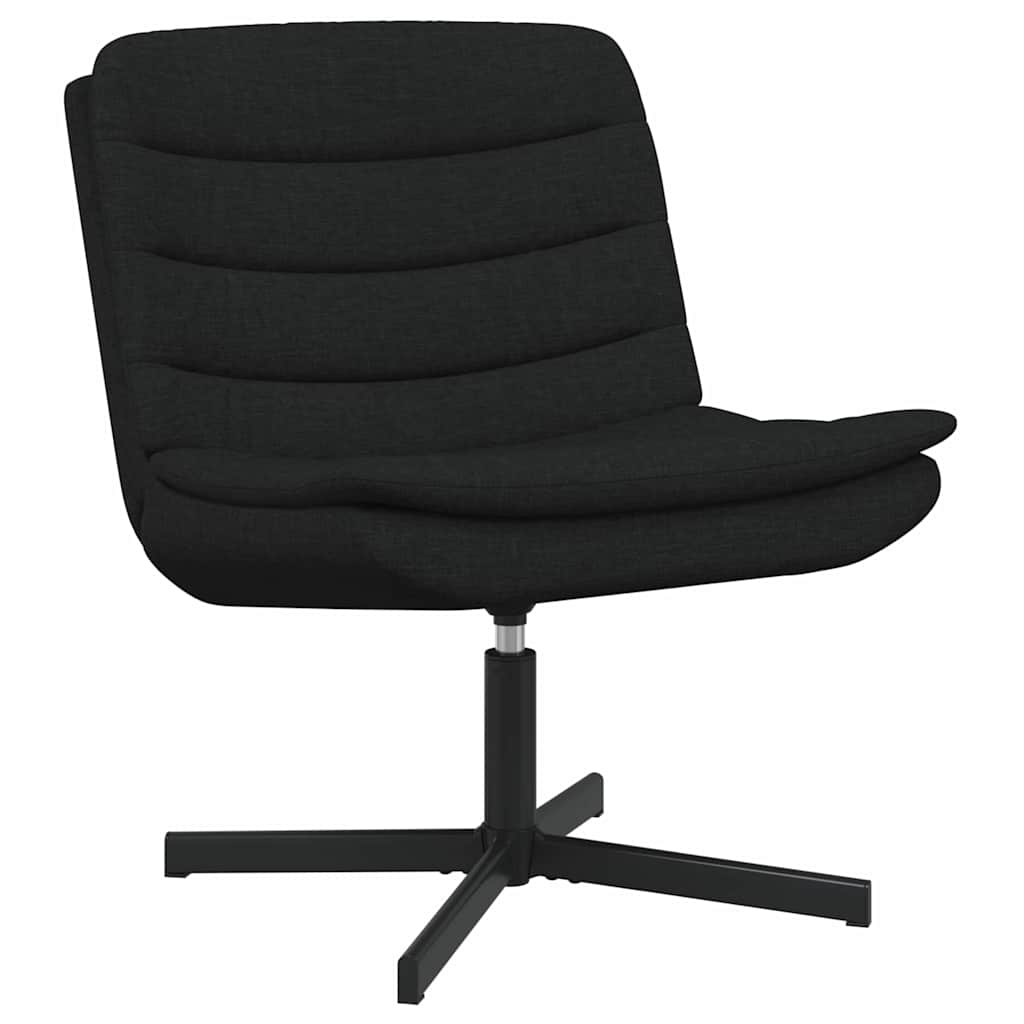Chaise pivotante Noir 63 x 75 x 76 cm tissu - XIOS