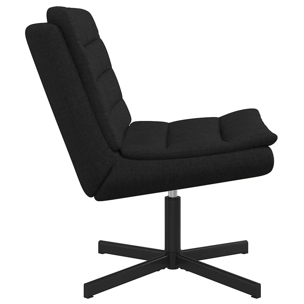 Chaise pivotante Noir 63 x 75 x 76 cm tissu - XIOS