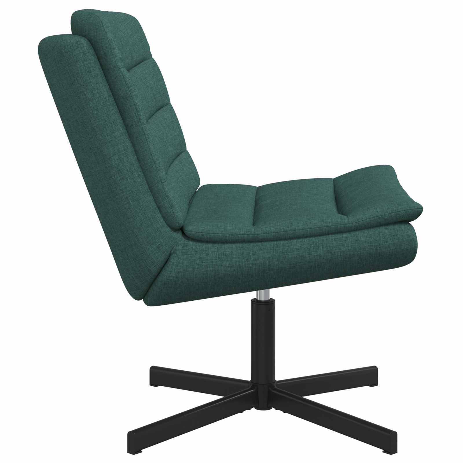 Chaise pivotante Vert foncé 63 x 75 x 76 cm tissu - XIOS