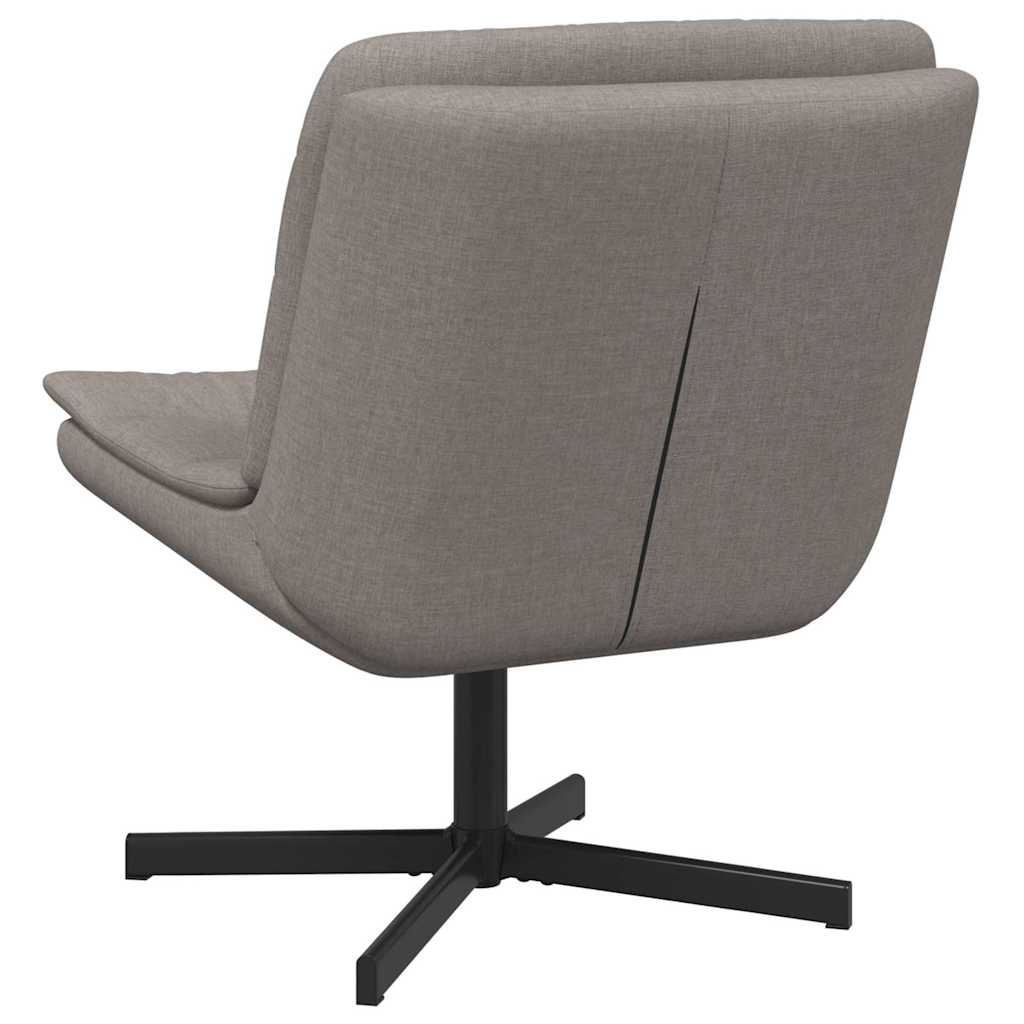 Chaise pivotante Taupe 63 x 75 x 76 cm tissu - XIOS