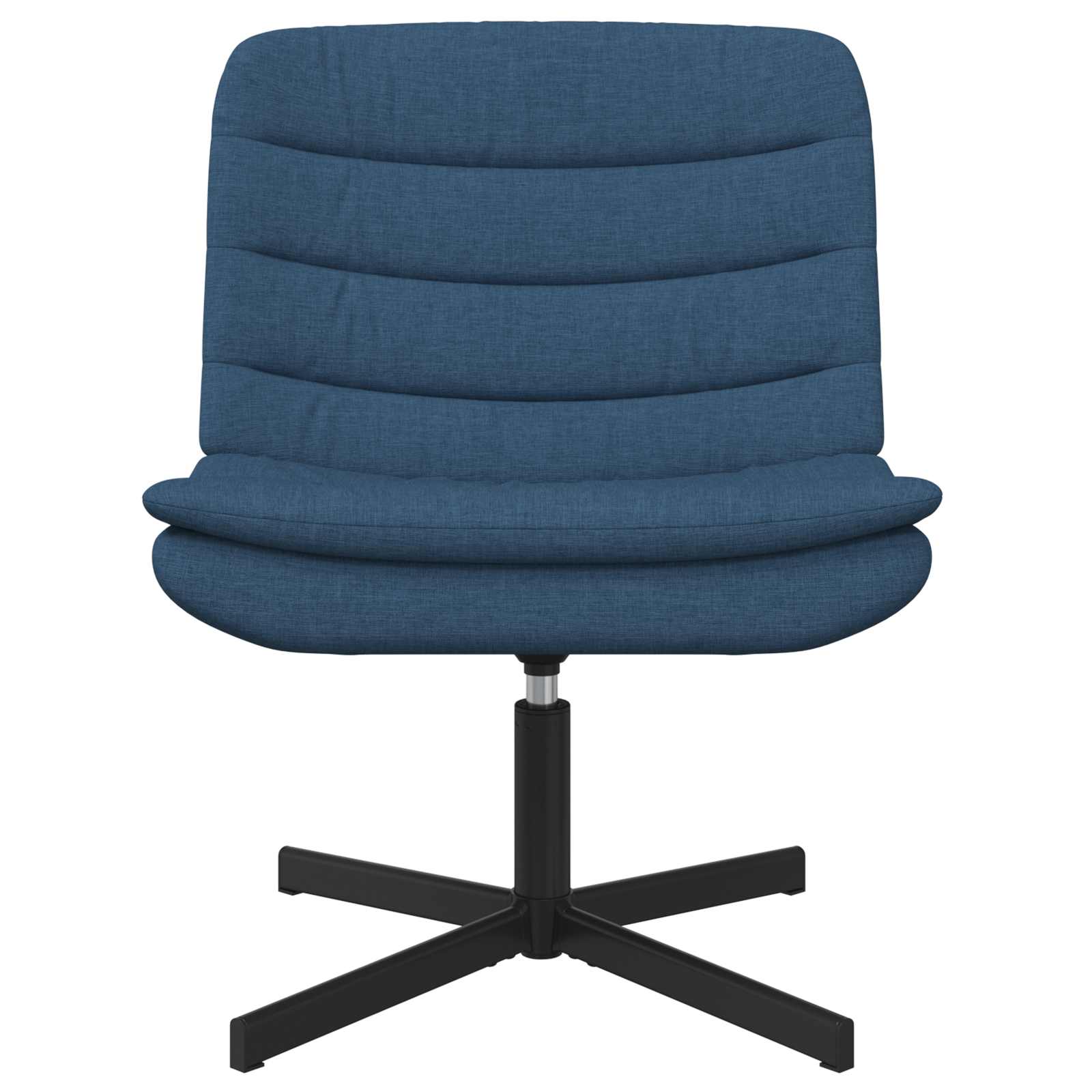 Chaise pivotante Bleu 63 x 75 x 76 cm tissu - XIOS