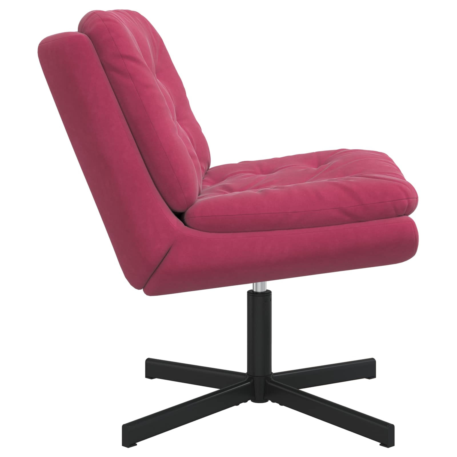 Fauteuil relaxant pivotant Bordeaux 63 x 75 x 76 cm Velours - XIOS