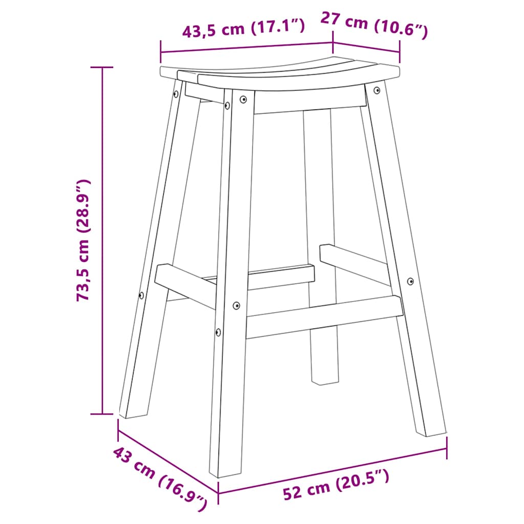 Ensemble de bar de jardin 4 pcs Blanc HDPE