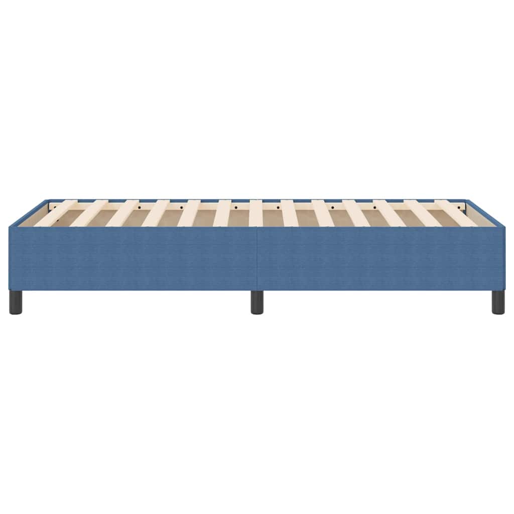 Cadre de lit Bleu 80 x 200 cm Tissu en velours côtelé - XIOS