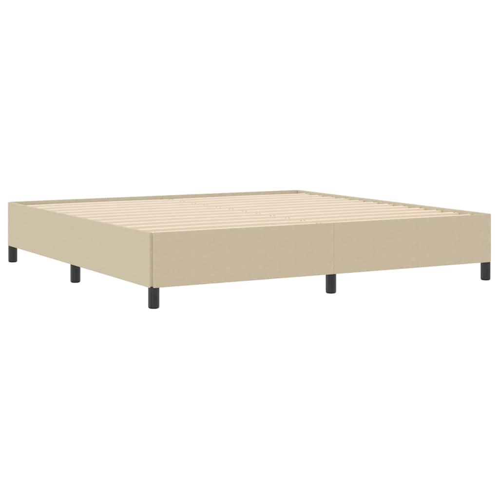 Cadre de lit Vert gris 200 x 200 cm Tissu en velours côtelé - XIOS
