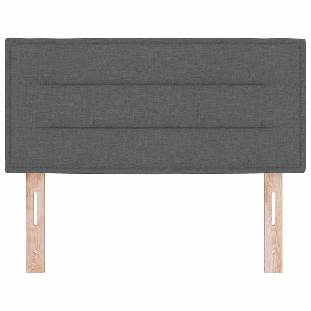 Tête de lit avec tête de lit Gris foncé 80 cm tissu - XIOS