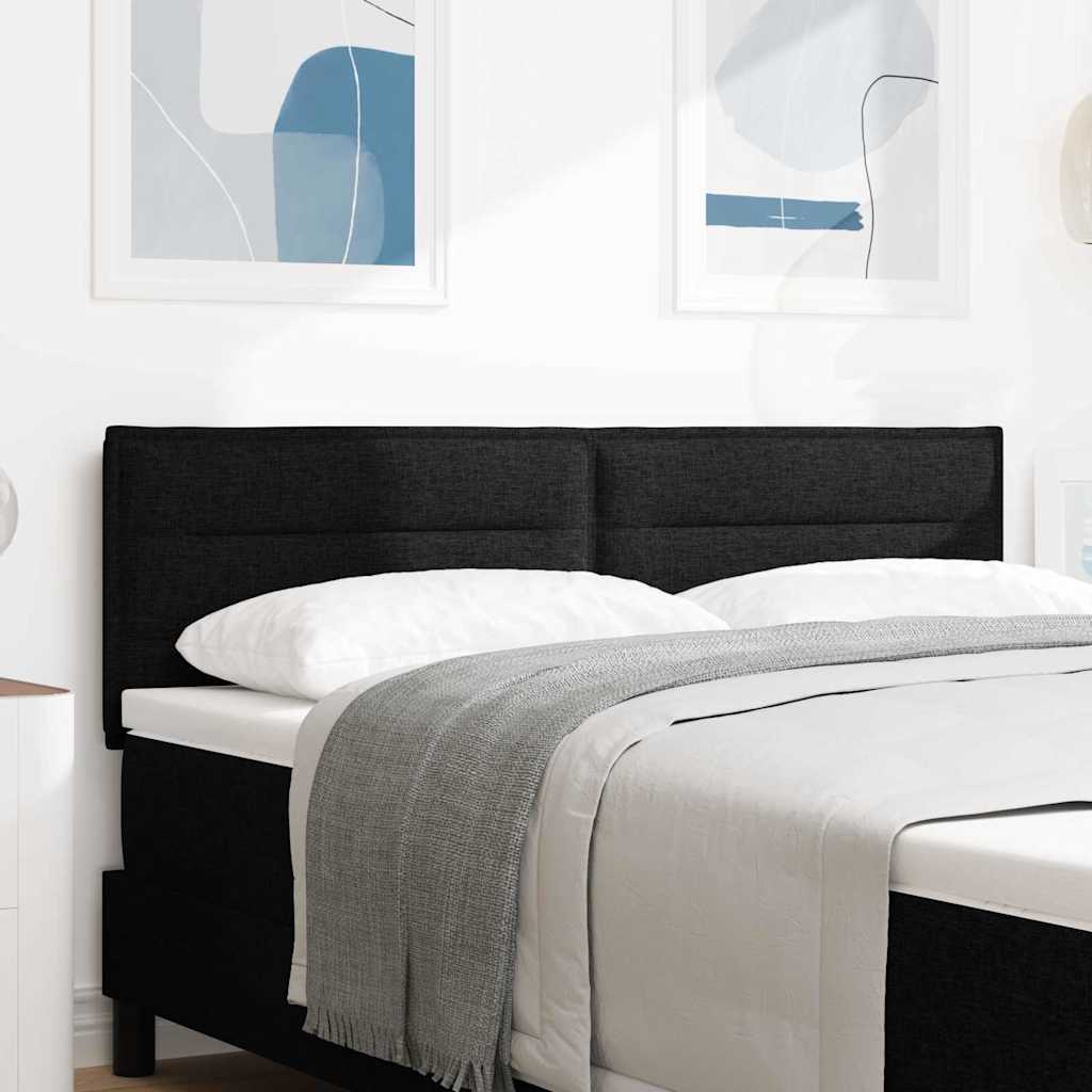 Tête de lit Noir 144 cm tissu - XIOS