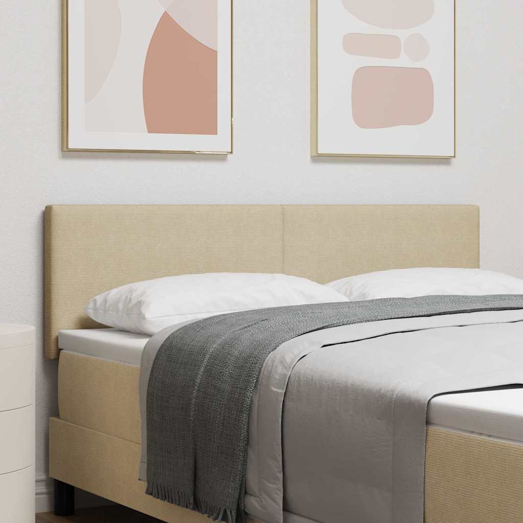 Tête de lit Gris Vert Clair 144 cm Tissu en velours côtelé - XIOS