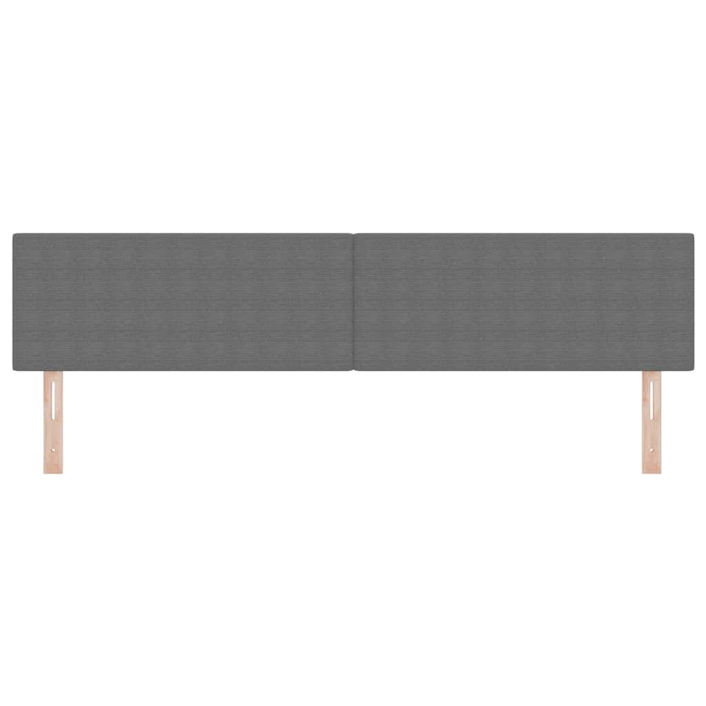 Tête de lit avec tête de lit Gris clair 200 cm Cuir synthétique - XIOS