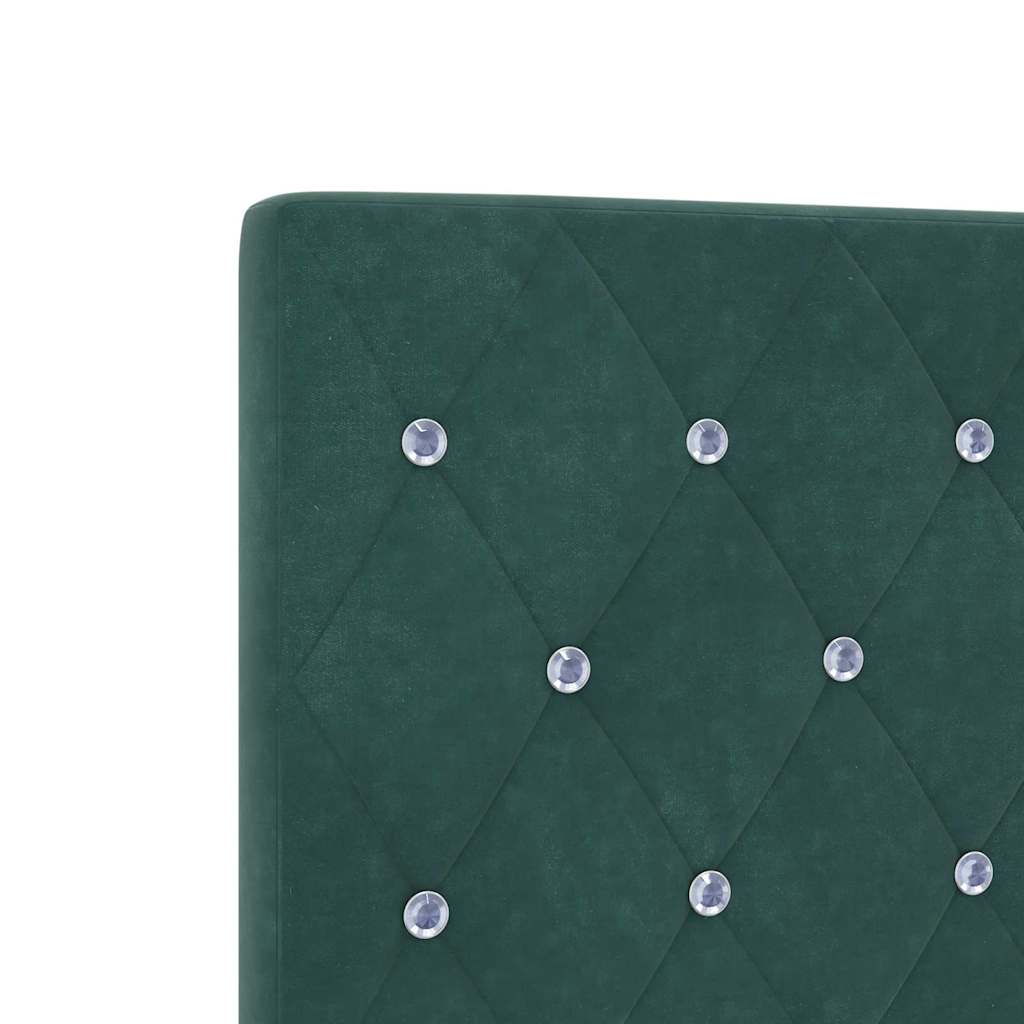 Tête de Lit en Velours Argyle Vert foncé 80 cm Velours - XIOS