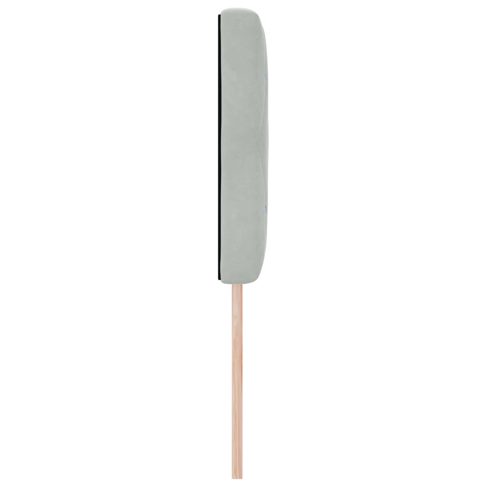 Tête de lit avec tête de lit Gris clair 160 cm Cuir synthétique - XIOS