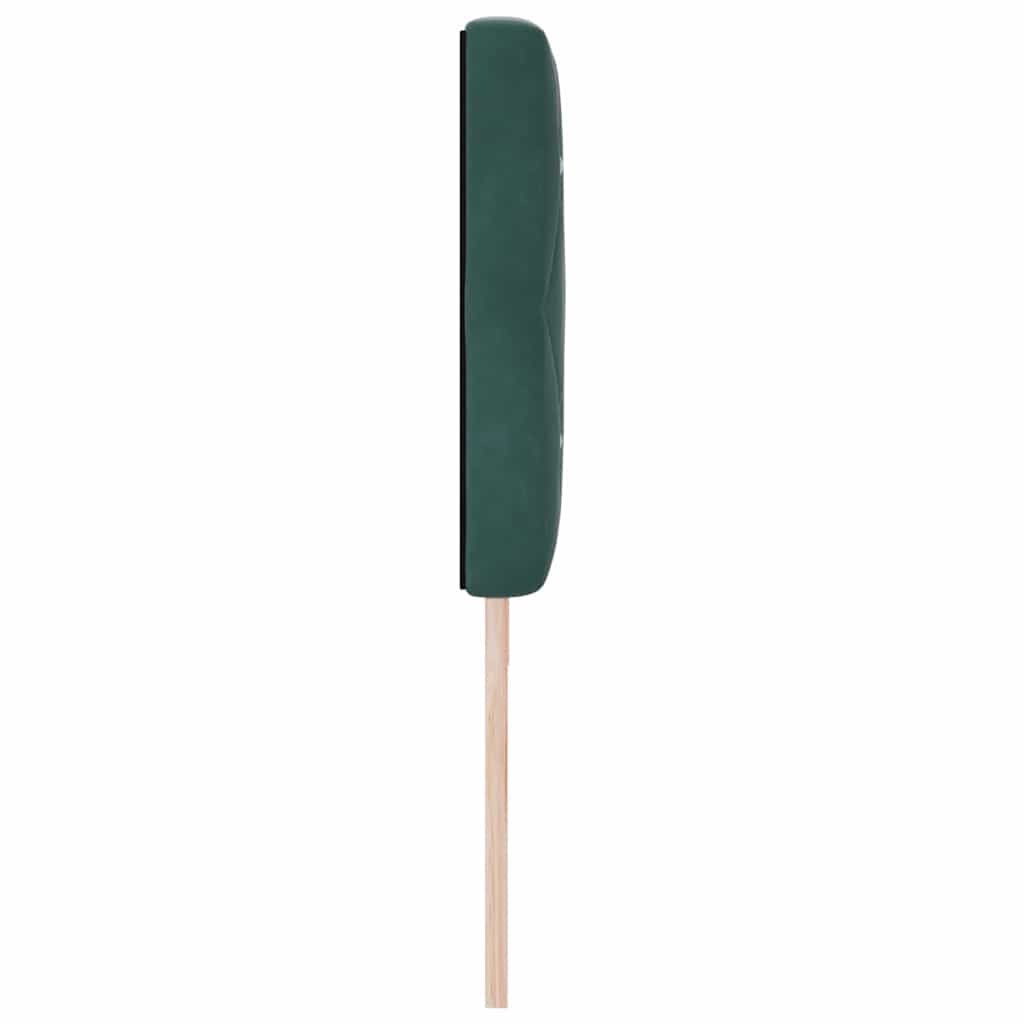 Tête de lit avec tête de lit Vert foncé 180 cm Cuir synthétique - XIOS