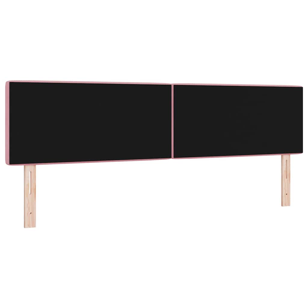 Tête de lit Rose 180 cm Velours - XIOS