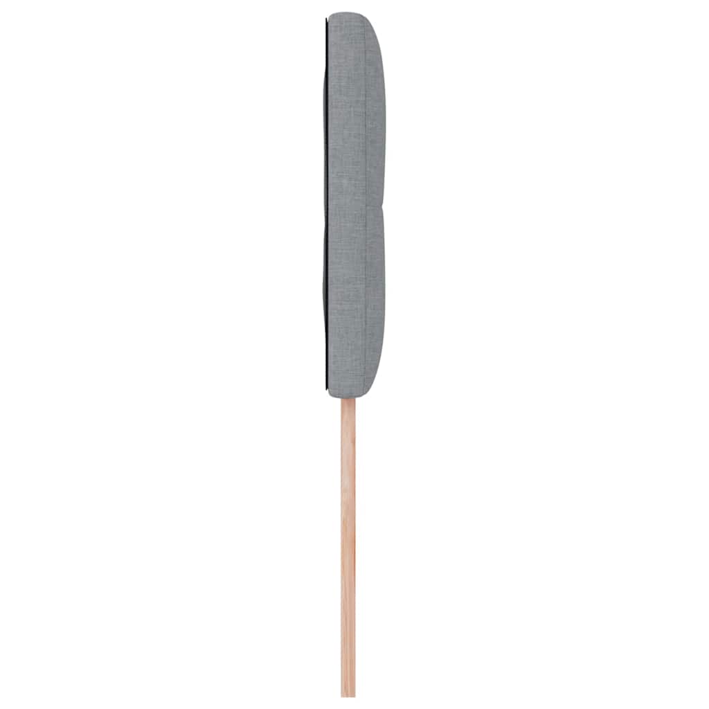 Tête de lit réglable en hauteur Gris clair 100 cm tissu - XIOS