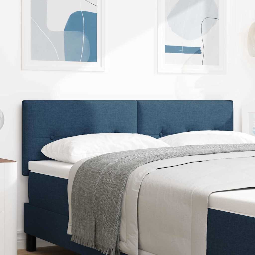 Tête de lit avec tête de lit Bleu 160 cm Cuir synthétique - XIOS