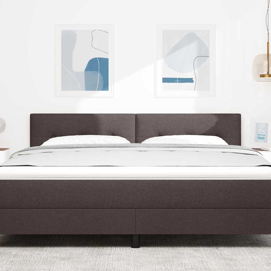 Tête de lit réglable en hauteur Marron foncé 180 cm tissu - XIOS